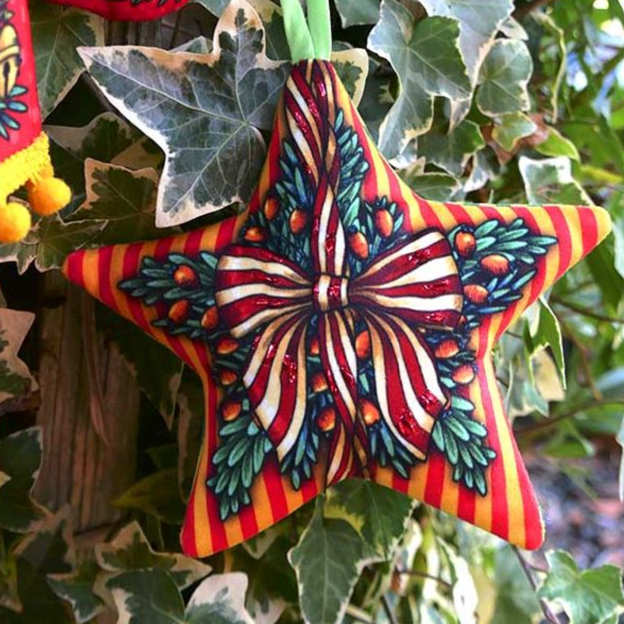 Velvet Christmas Stocking & Decorations Sewing Kit