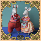 Sewing kit : 2 mice : Léa Gouda & Tom Tome