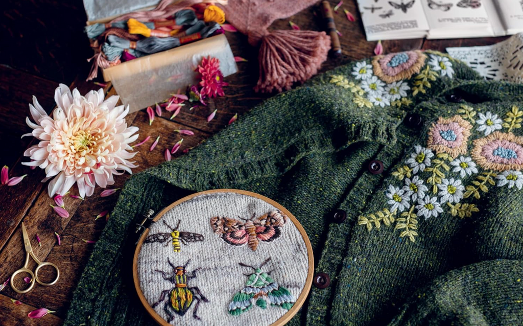 Embroidery on Knits by Judit Gummlich