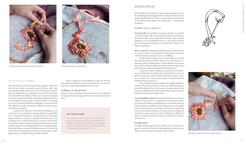 Embroidery on Knits by Judit Gummlich