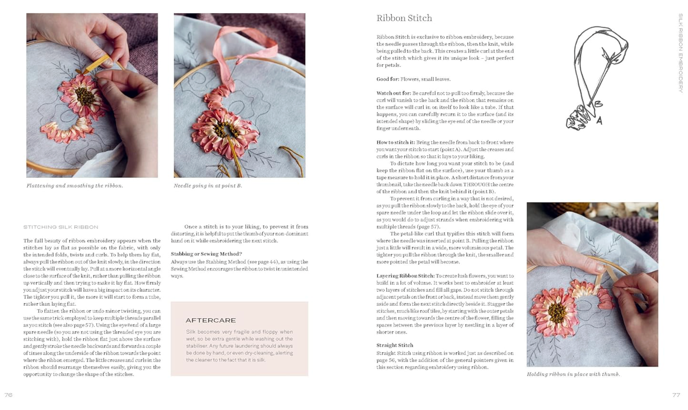 Embroidery on Knits by Judit Gummlich