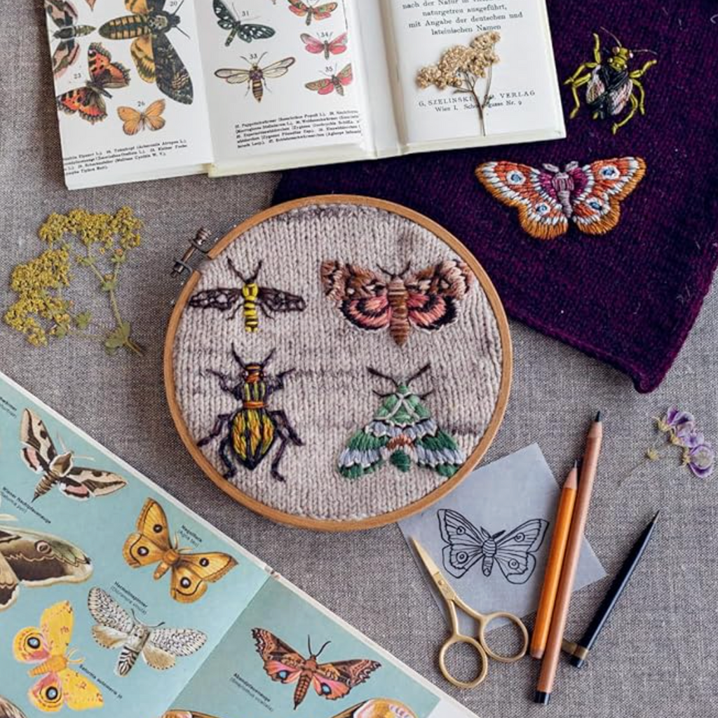 Embroidery on Knits by Judit Gummlich