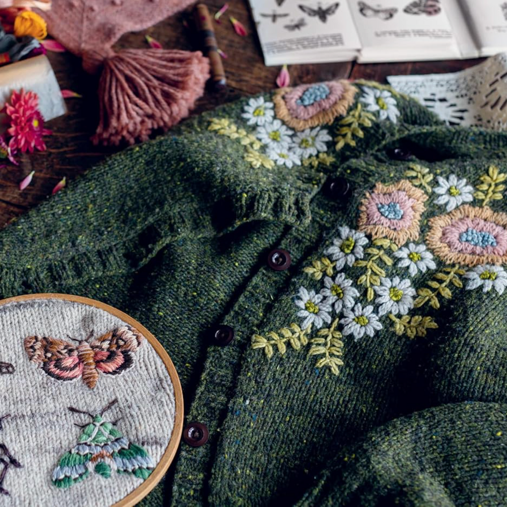 Embroidery on Knits by Judit Gummlich