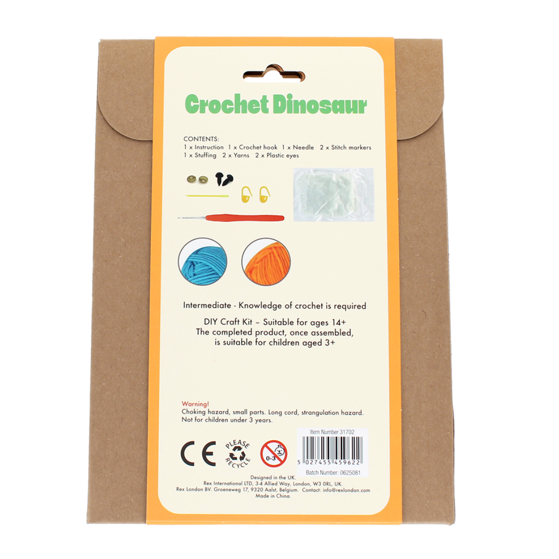 Crochet Kit : Dinosaur