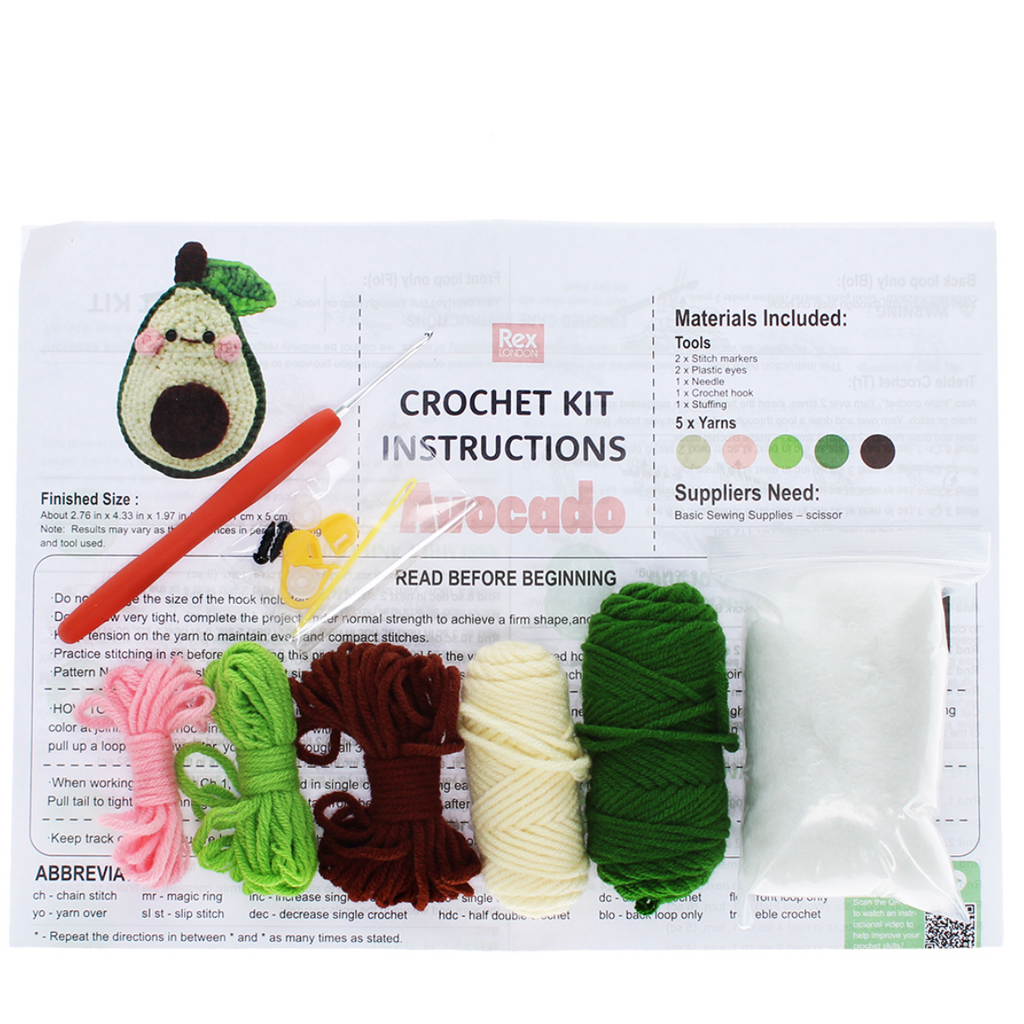 Crochet Kit : Avocado