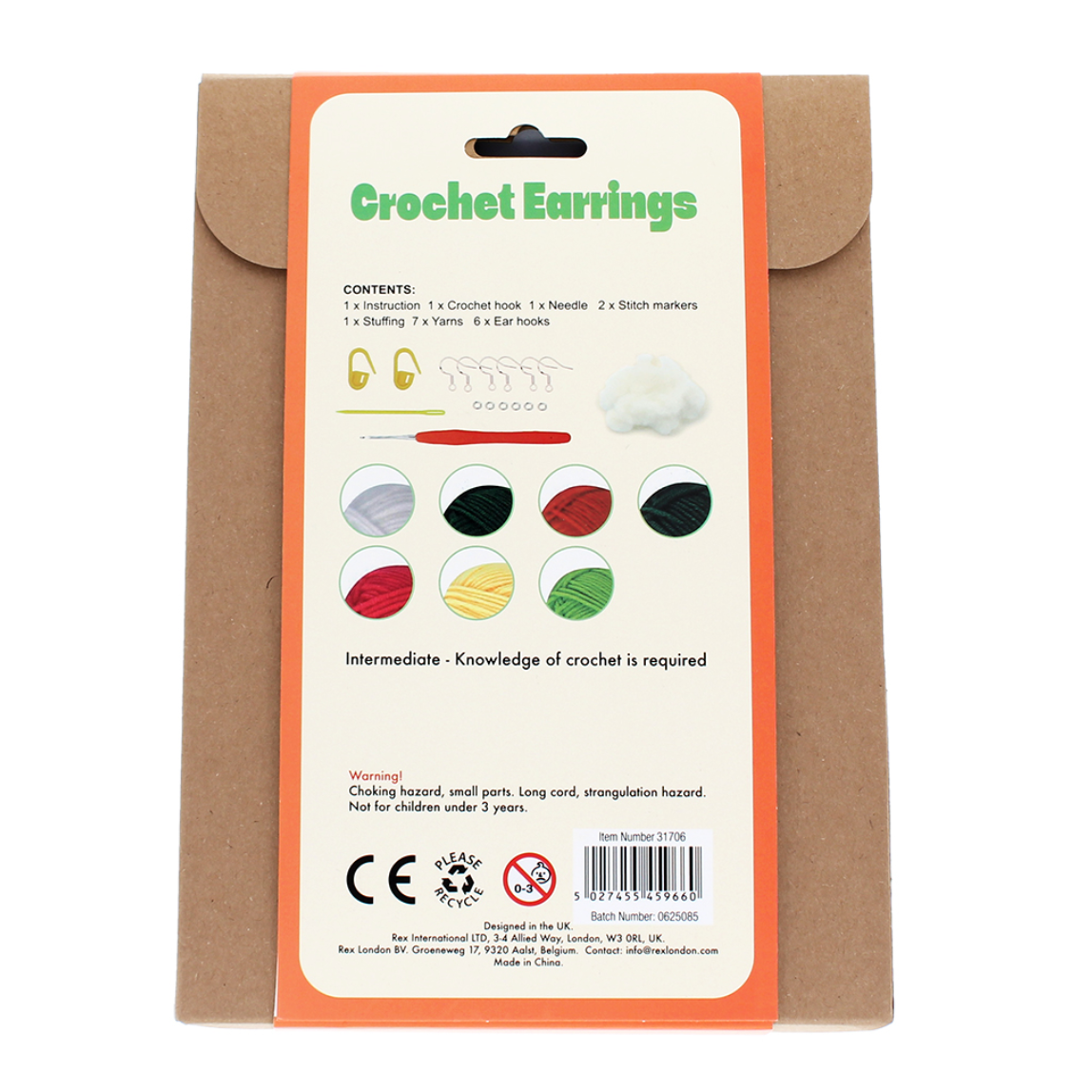 Crochet Kit : Fruit Earrings