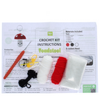 Crochet Kit : Mushroom / Toadstool Keyring