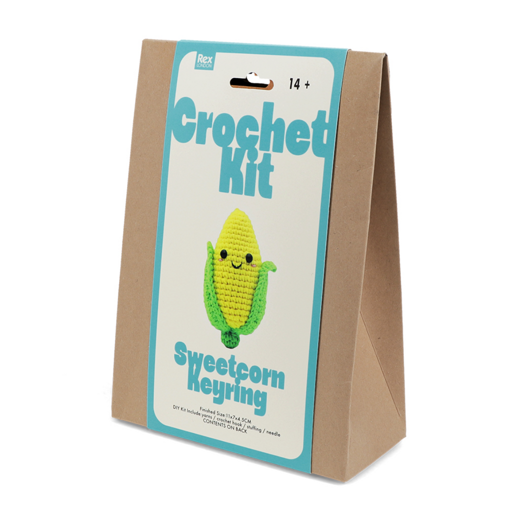 Crochet Kit : Sweetcorn Keyring Kit