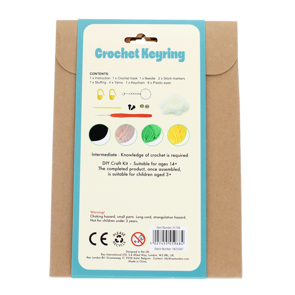 Crochet Kit : Sweetcorn Keyring Kit