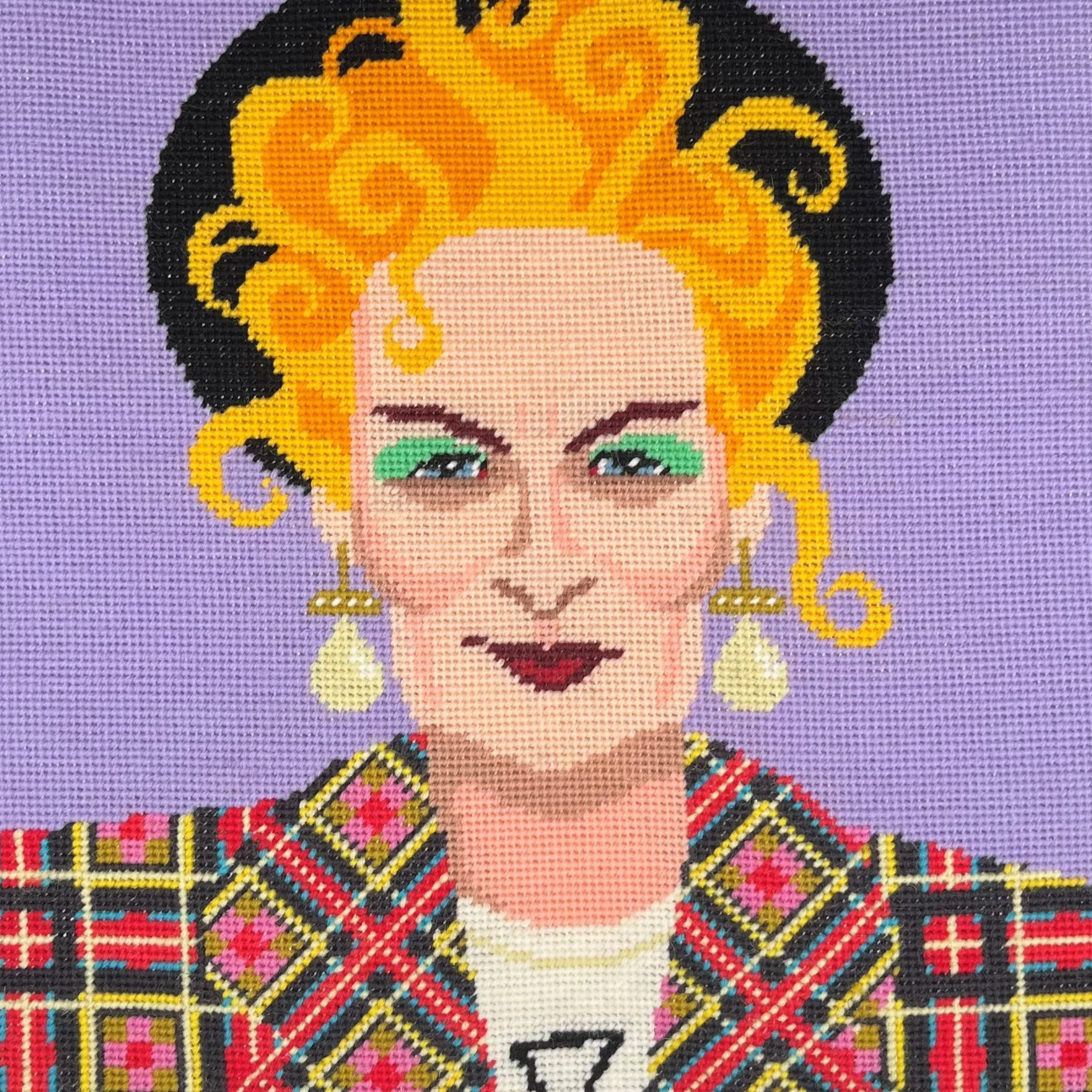Vivienne Westwood Cross Stitch Kit : Printed Canvas