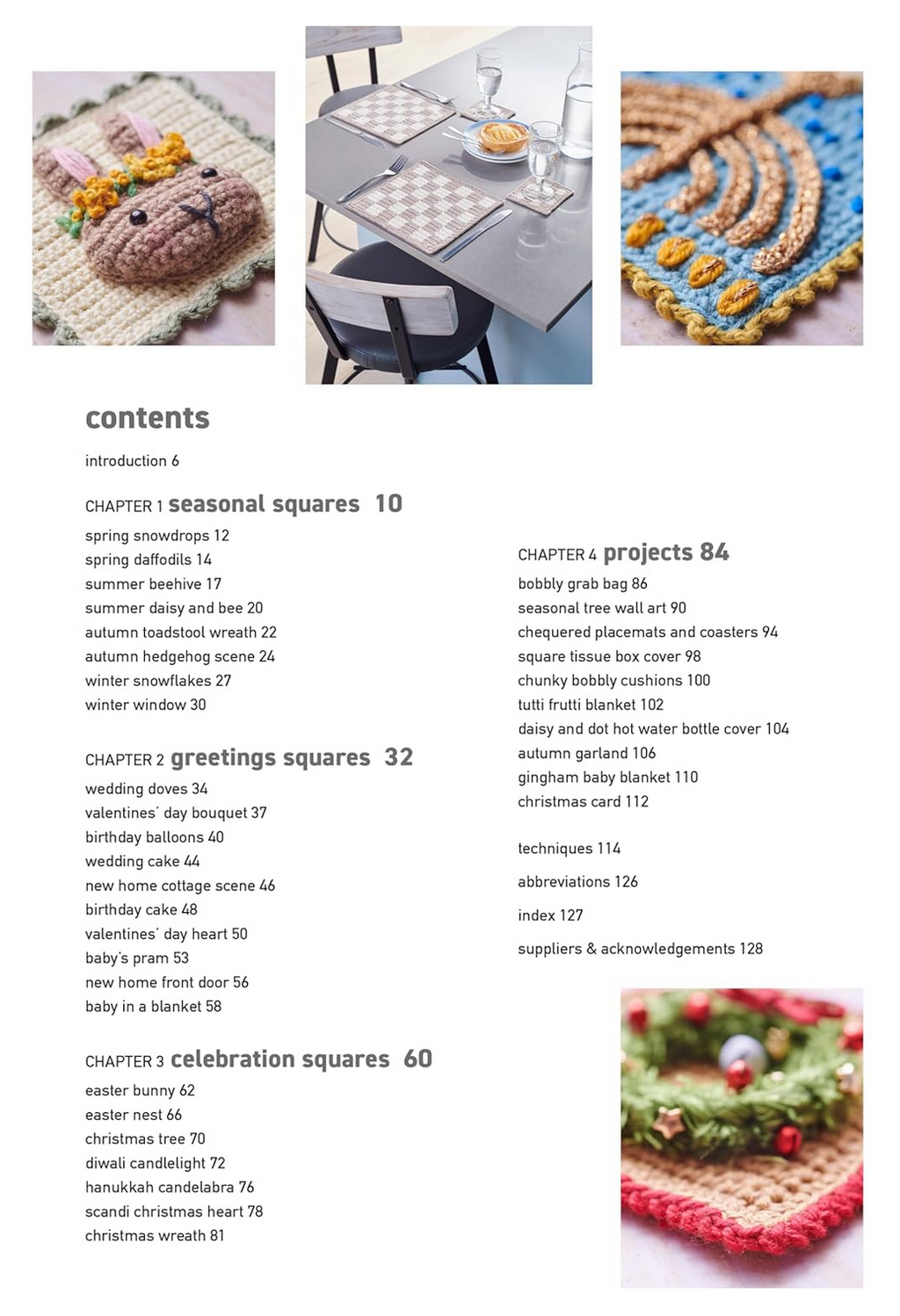 Crocheted Squares : 35 Patterns to Make :  by Kate Eastwood