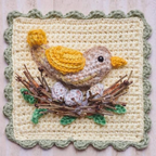 Crocheted Squares : 35 Patterns to Make :  by Kate Eastwood