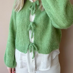 Ballerina Mohair Cardigan Knitting Kit Pack