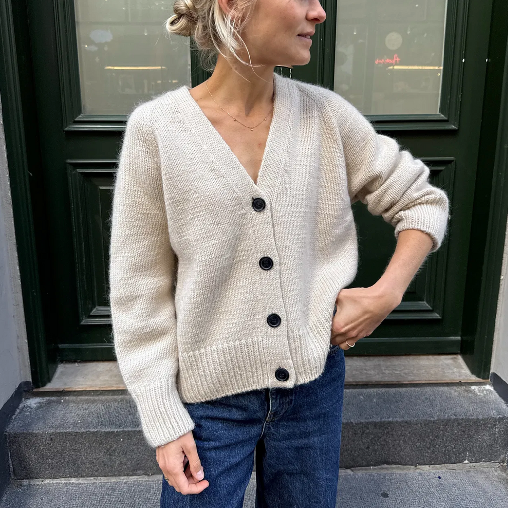 Champagne Cardigan by PetiteKnit Knitting Pack Kit