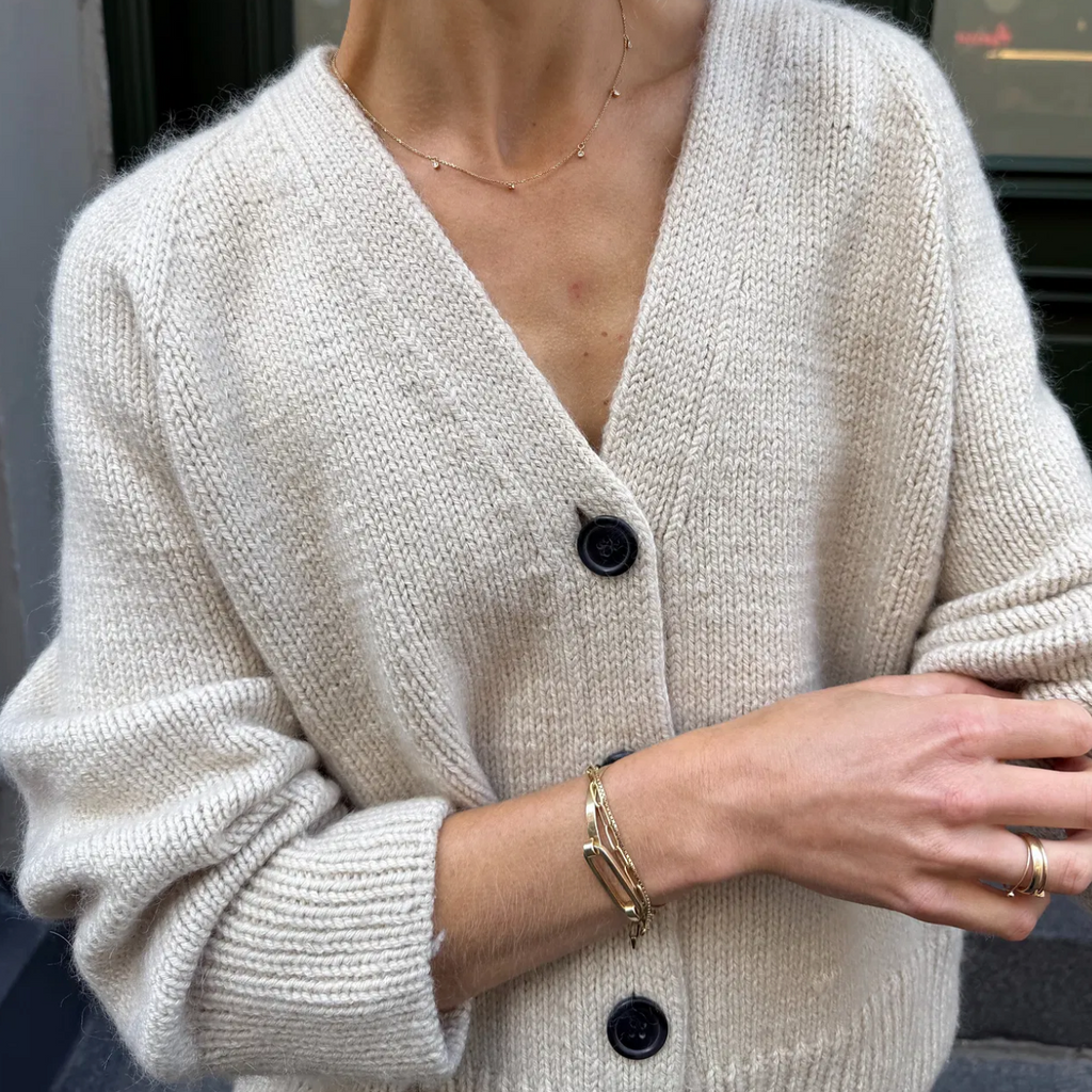 Champagne Cardigan by PetiteKnit Knitting Pack Kit