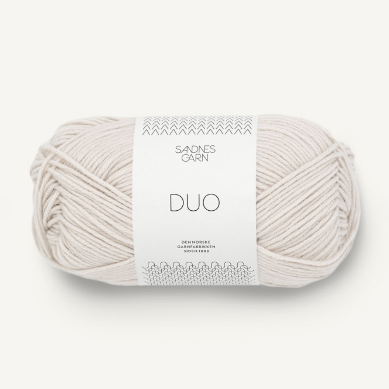 Sandnes Duo 1015 Putty : Merino & Pima Cotton Yarn