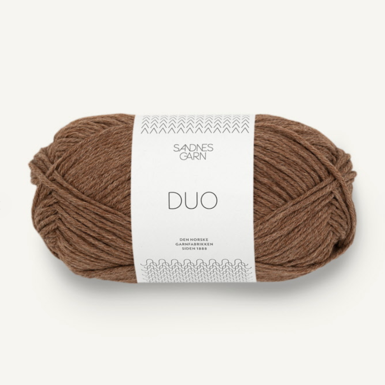 Sandnes Duo 2564 Golden Brown : Merino & Pima Cotton Yarn