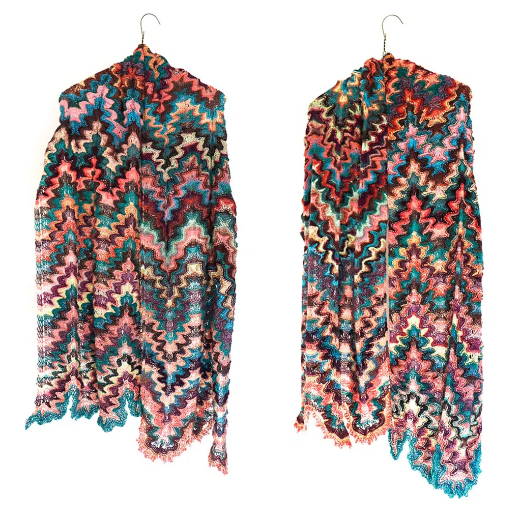 Donnie at the Duck Pond Shawl / Wrap Knitting Kit Pack