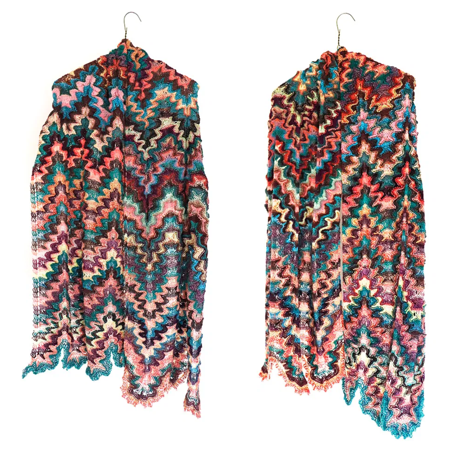 Donnie at the Duck Pond Shawl / Wrap Knitting Kit Pack