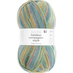 Superba Bamboo Superwash Sock Yarn : Norwegian Style Skies 065