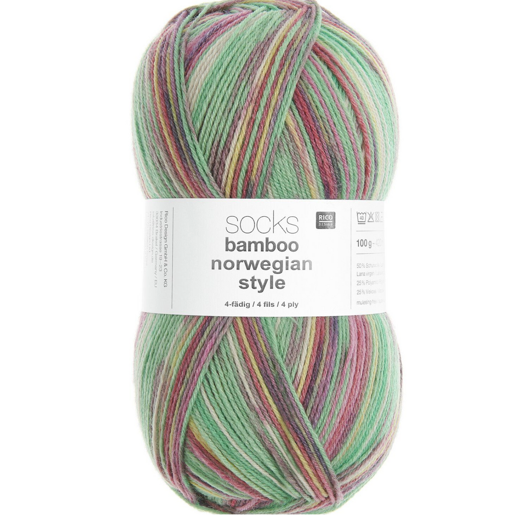 Superba Bamboo Superwash Sock Yarn : Norwegian Style Raspberry 062