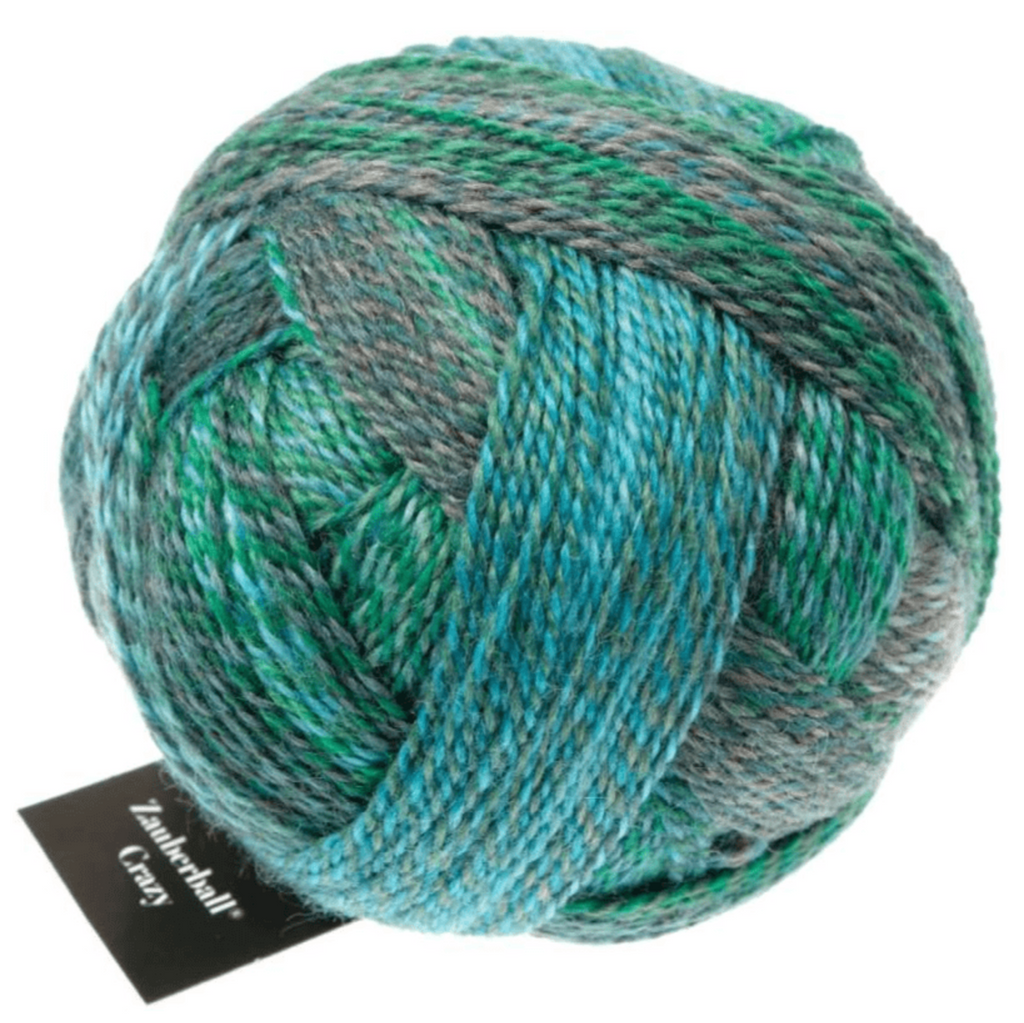 Zauberball Crazy 100g : Cool Botanical Garden - Inspiration Kieran Foley 2542