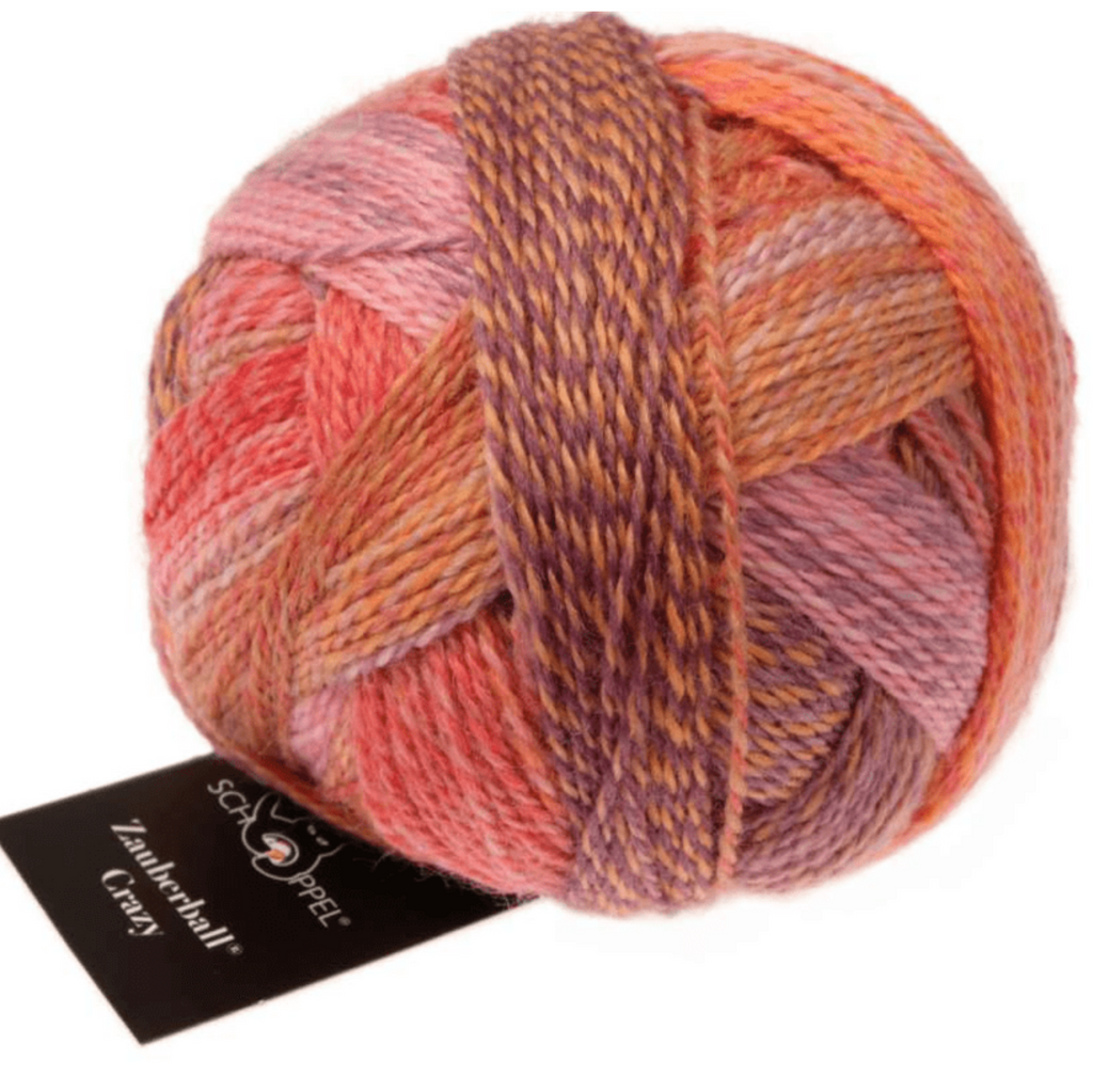 Zauberball Crazy 100g : Warm Botanical Garden - Inspiration Kieran Foley 2546