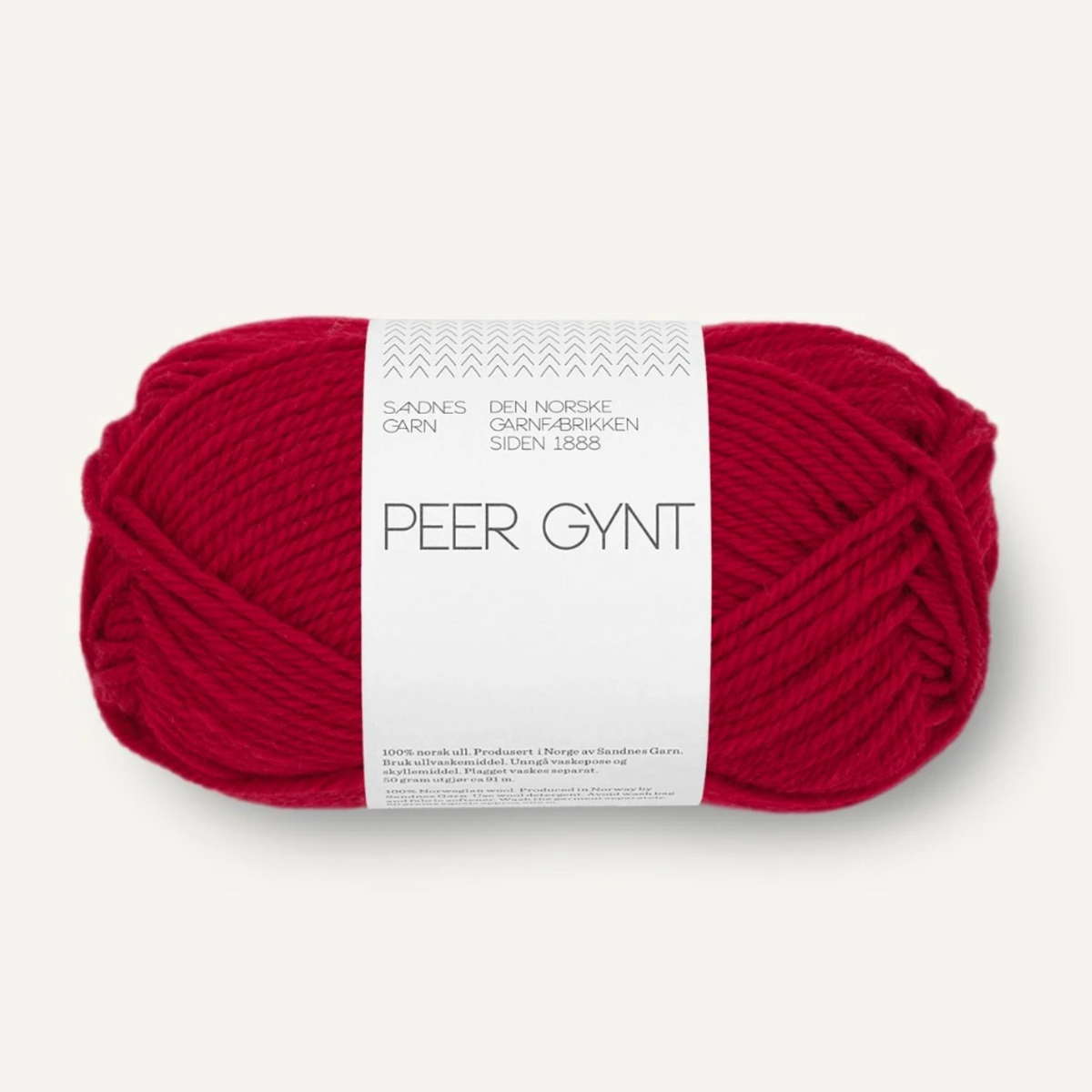 Sandnes Peer Gynt Yarn : Red 4228