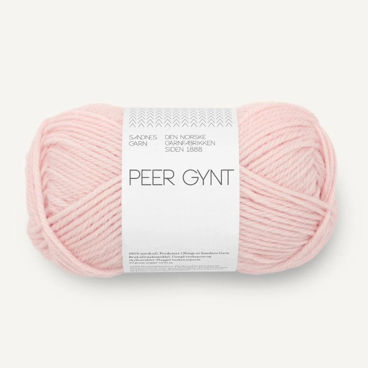 Sandnes Peer Gynt Yarn : Pale Pink 4202