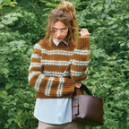Ridge Sweater Pattern by Sandnes