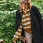 Ridge Sweater Pattern by Sandnes