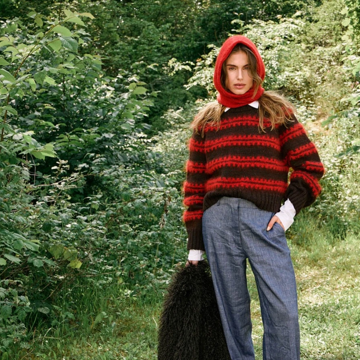 Ridge Sweater Pattern by Sandnes