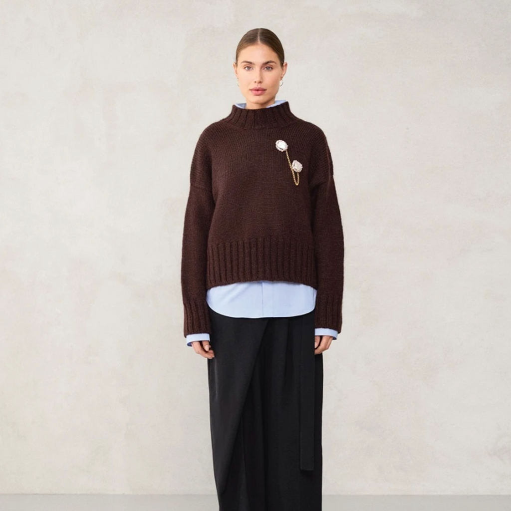 Mindy Sweater Pattern by Sandnes