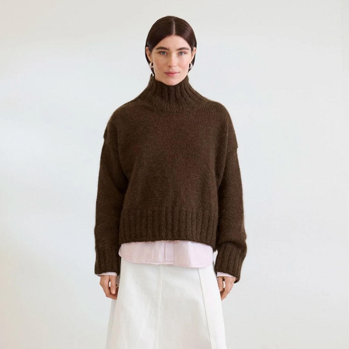 Mina Sweater Pattern by Sandnes