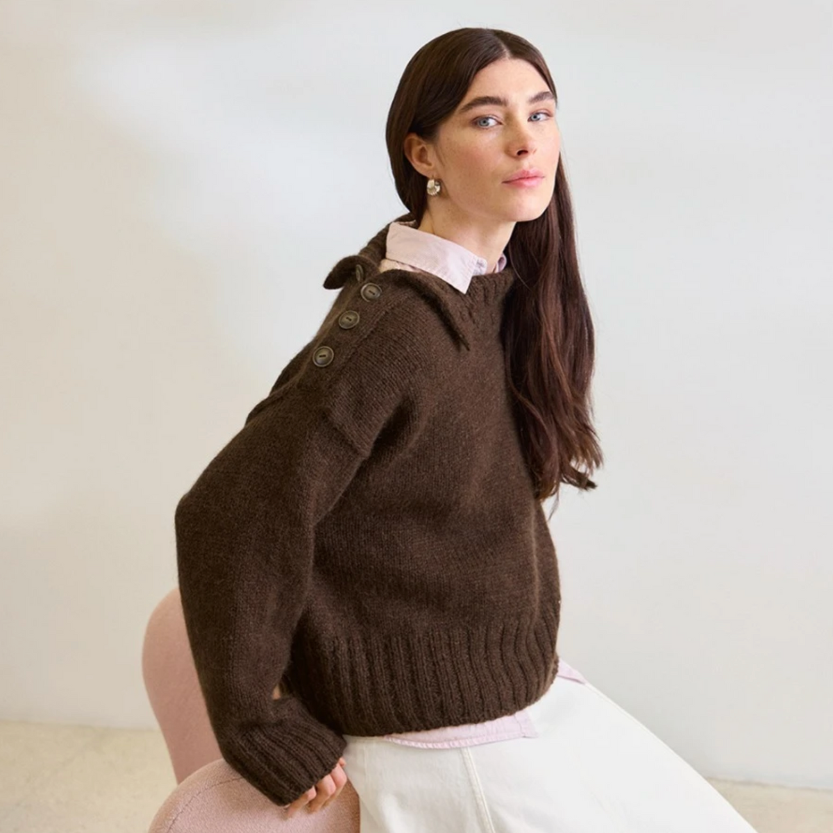 Mina Sweater Pattern by Sandnes