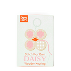 Stitch Your Own Wooden Daisy Keyring Kit