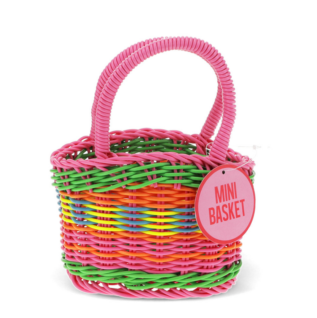 Bright & Colourful Mini Woven Basket