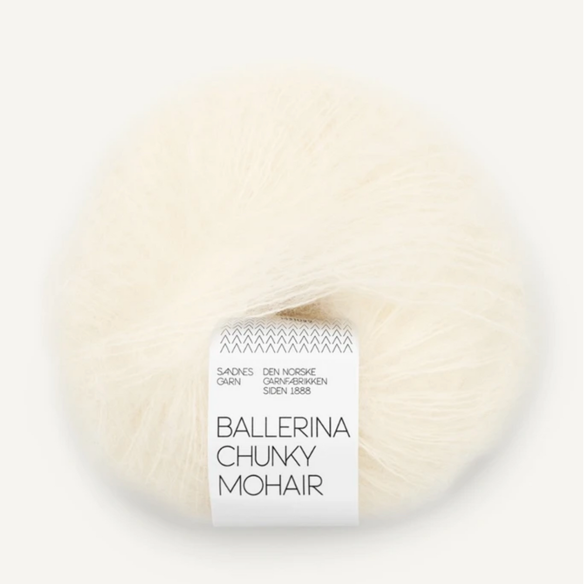 Sandnes Ballerina Chunky Mohair Yarn : White 1012