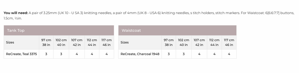 Men's Gilet Tank Knitting Pattern  9953 for Double Knit DK