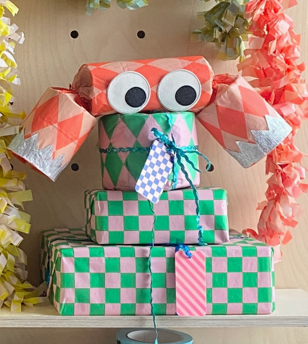 Tissue Paper pink & green