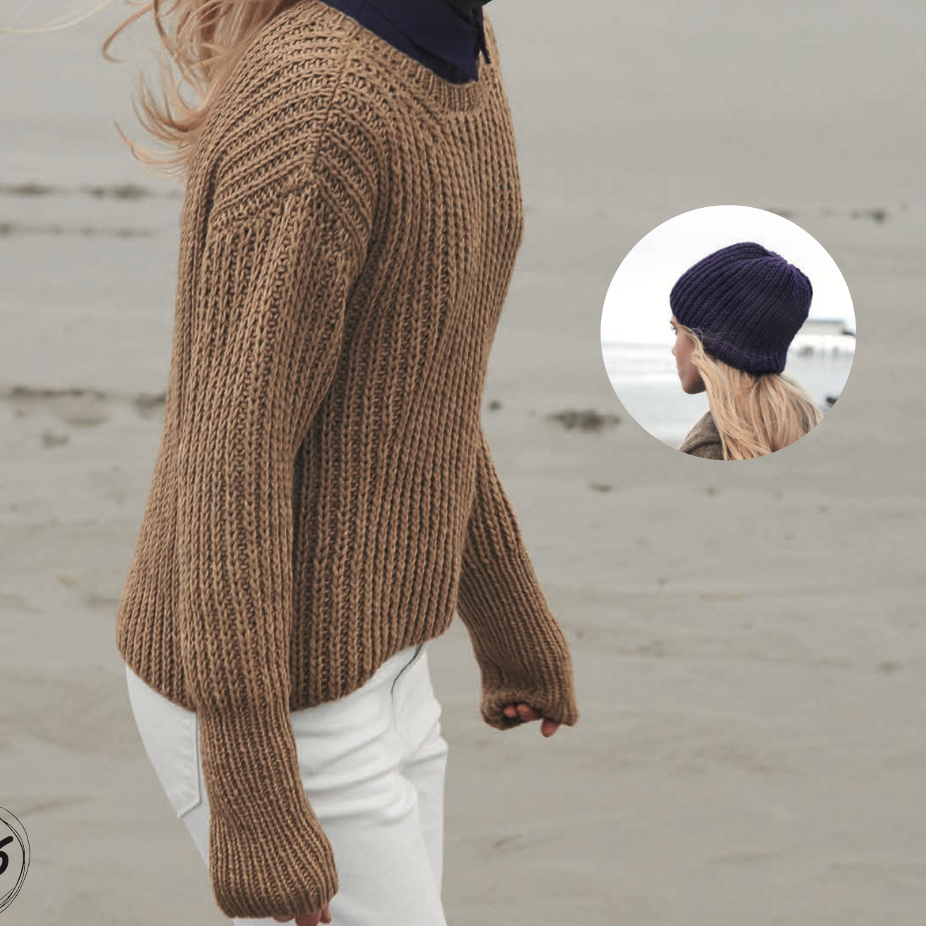 Rico Alpaca Blend Chunky Knitting Pattern 496 (D) adult jumper