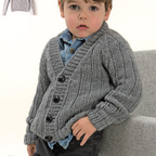 Rico Alpaca Blend Chunky Digital Knitting Pattern 459 boys (D) sweaters