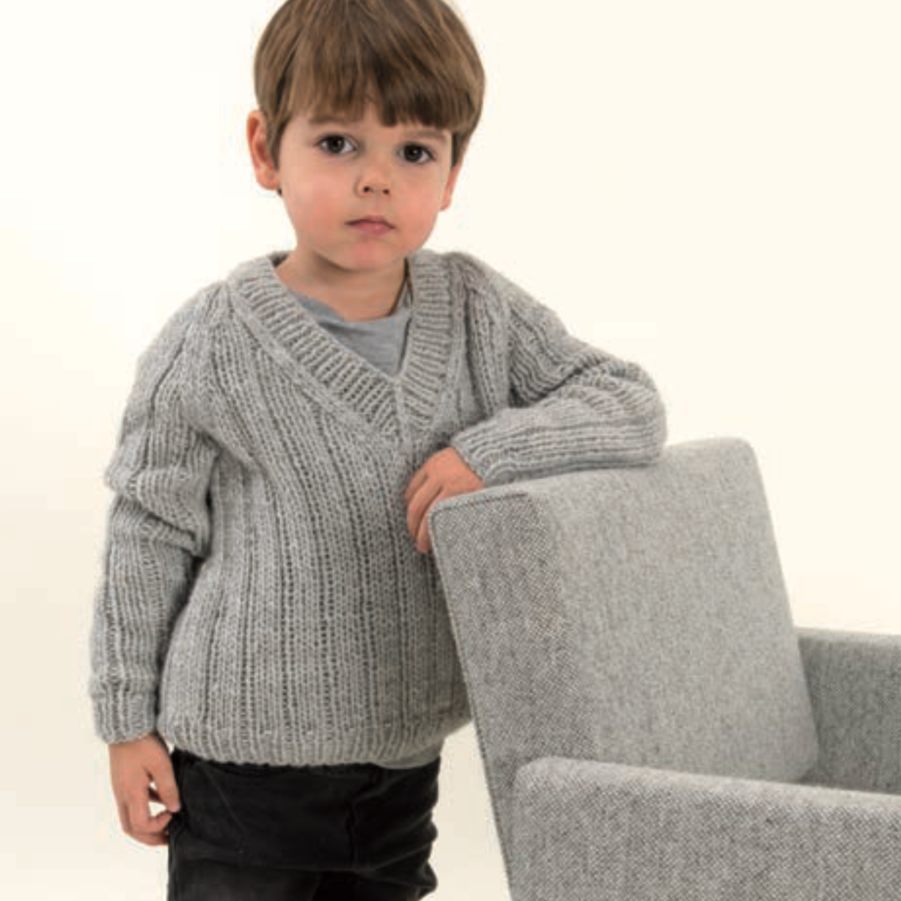 Rico Alpaca Blend Chunky Digital Knitting Pattern 459 boys (D) sweaters