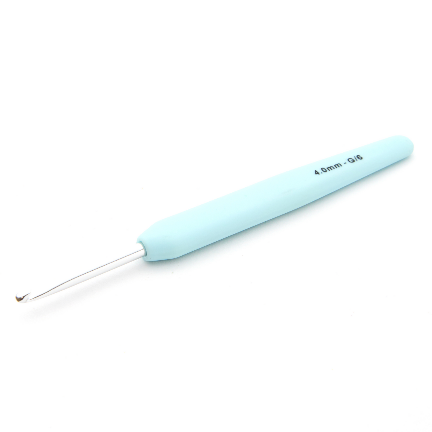 4mm Crochet Hook : Waves 2 : Aluminium  : Pale Blue : 4.00mm