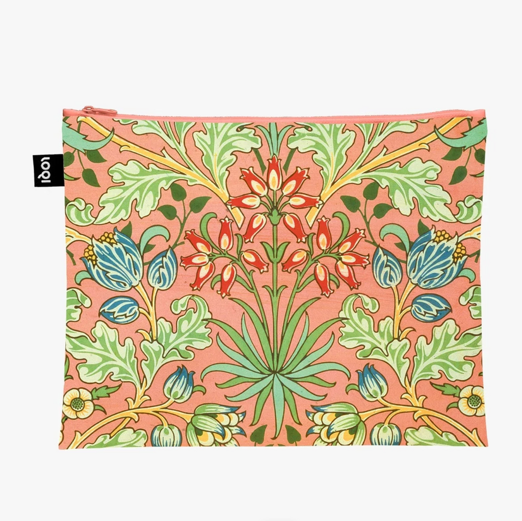 William Morris Recycled Zip Pockets