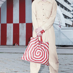 Louise Bourgeois Spirals Red Recycled Bag
