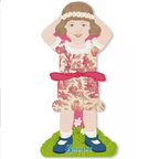 Sajou Little Girl Thread Cards x 4