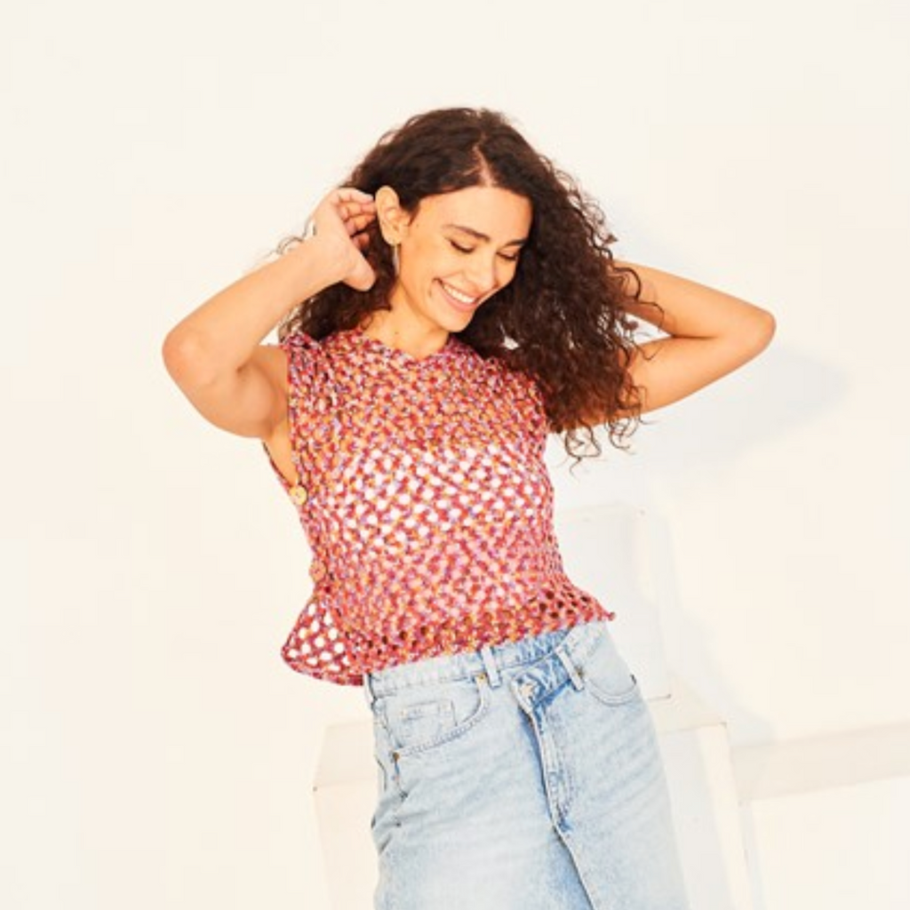 Stylecraft Colour Burst DK Pattern 10134 Crochet Tops