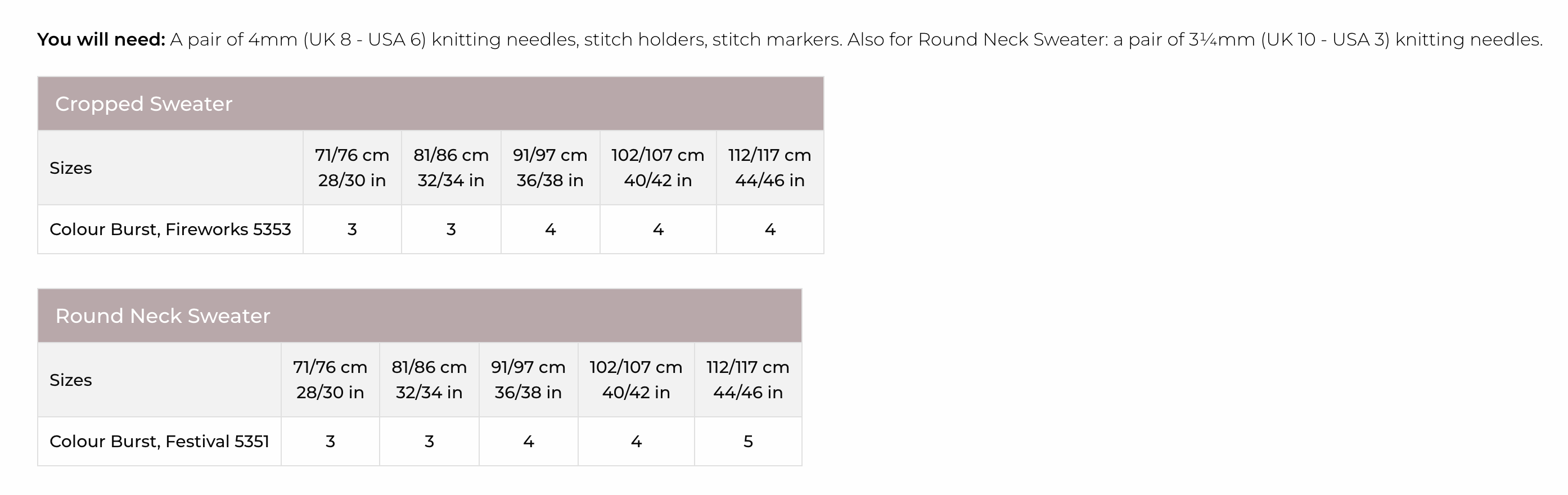 Stylecraft Colour Burst DK Pattern 10132 Crochet Tops