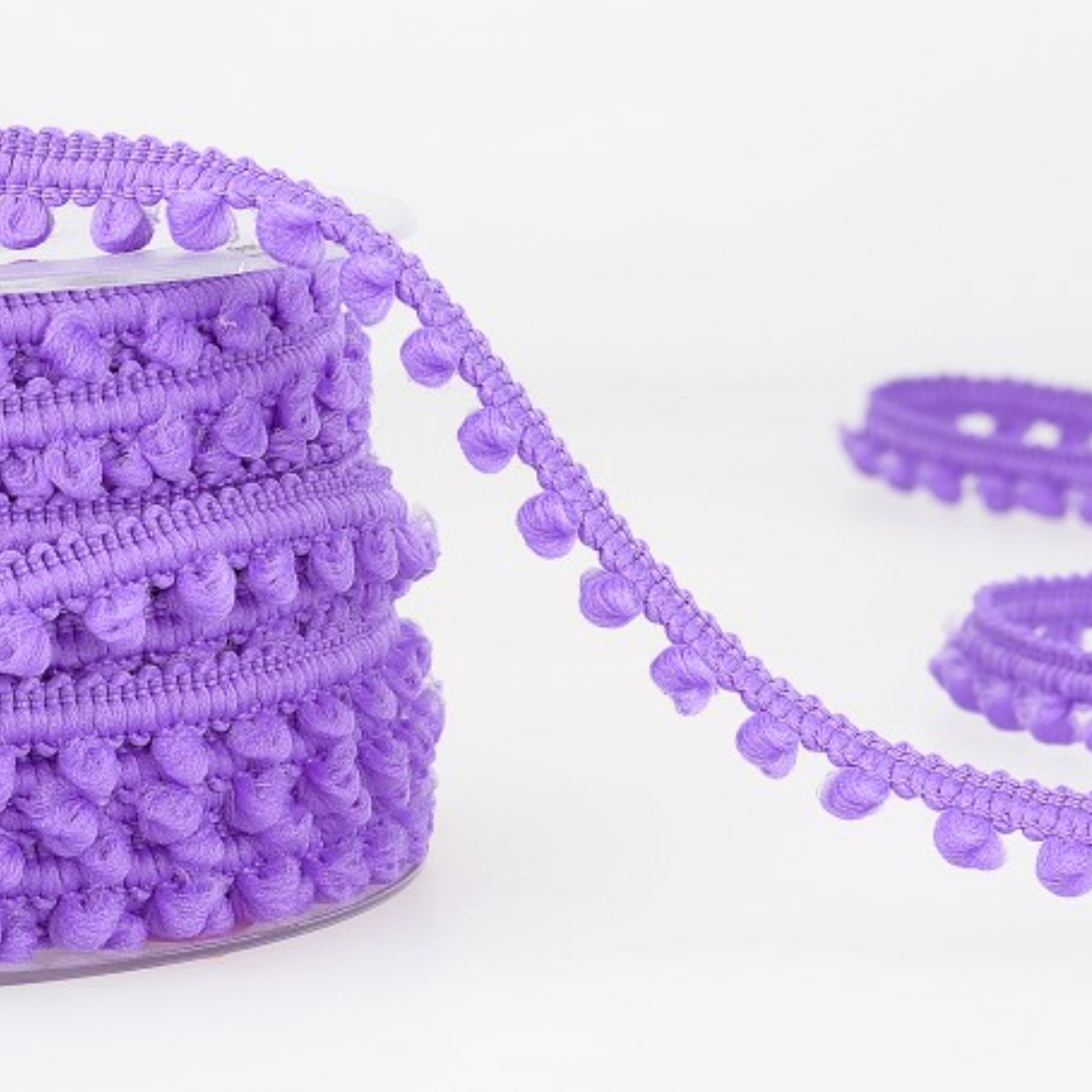 Mini Pompom Trim 9mm : 88 Parma Violet